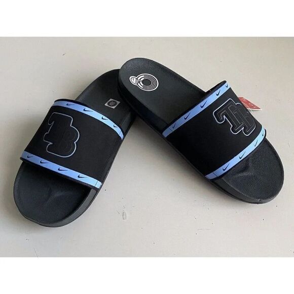 Nike Offcourt Slide MLB Tampa Bay Rays Slides Black Blue DH6993-001 Men’s Sz 10 - Picture 1 of 10